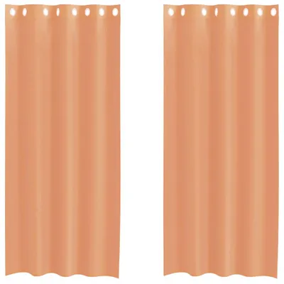 Immagine prodotto di vidaXL Tende in voile con occhielli 2 pz. Terracotta