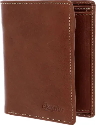 Produktbild von Esquire Geldbörse Leder Herren Portemonnaie Geldbeutel cognac braun 9 Kartenfächer mit RFID Schutz 0459-18