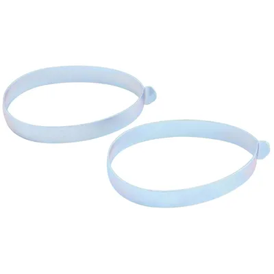 Image de Paire de pinces à pantalons, 13mm de large, galvanisées