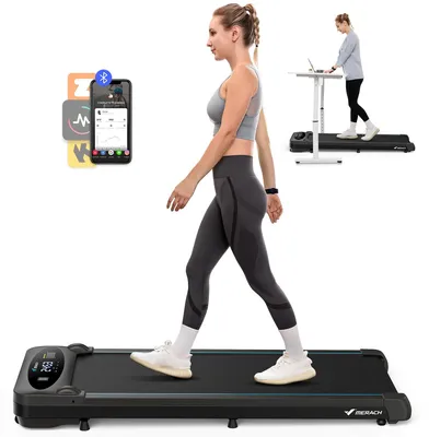 Obrázok produktu pre Bežecký pás - Bežiaci pás - Fitness pre domáce použitie - Chôdítko - Kompaktný bežecký pás - Tichý motor