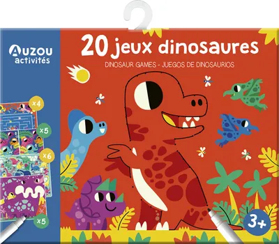 Immagine prodotto di Auzo Activities 20 Games Dinosaurs – Lingua: Inglese