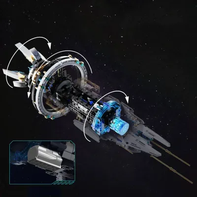 Produktbild von TUOMU T2015 Space Explorer-Raumschiff 800 PCS Bausteine