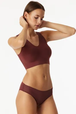 Produktbild von Schiesser Damen Rio Slip 42  burgund Stück