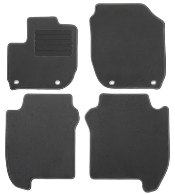 Fußmatten-Set für Honda Jazz, 09/2015-05/2020, 4-teilig, Schwarz