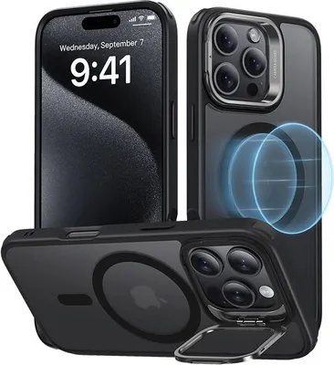 Obrázek produktu pro Pouzdro Hybrid Case (Halolock) Esr Ze Stojakiem Do Iphone 16 Pro (černé)