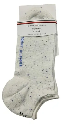 Immagine prodotto di Tommy Hilfiger - Calzini da donna (confezione da 2) NA888 (39,5 EU - 43 EU) (blu/bianco)