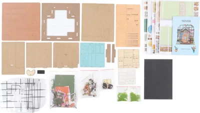 Produktbild von DIY Miniature Dollhouse Kit 1:24 Skala Puzzlespielzeug für Home Party Entertainment über 14 Jahren