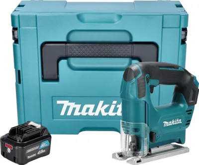 Produktbild von Makita JV 101 DM1J Akku Stichsäge 12 V max. 65 mm + 1x Akku 4,0 Ah + Makpac - ohne Ladegerät
