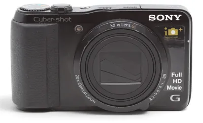 Produktbild von Sony Cyber-shot HX20V Digitale Kompaktkamera, 18,2 MP, 4896 x 3672 Pixel, CMOS, 20x, Full HD, Schwarz