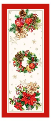 Immagine prodotto di Runner da tavolo in tessuto chenille, 135 x 45 cm