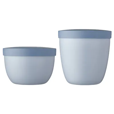 Produktbild von Mepal ELLIPSE Snackpot 350 & 500 ml 2er Set Nordic Blue