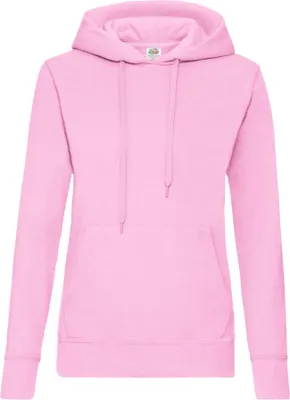 Produktbild von Damen-Sweatshirt mit Kapuze - Hell Rosa, XL