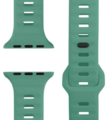 Produktbild von Motion Armband für Apple Watch SE/10/9/8/7/6/5/4/3/2/1, Soft Silikon Sportarmband, 38/40/41/42mm -  Fichtengrün