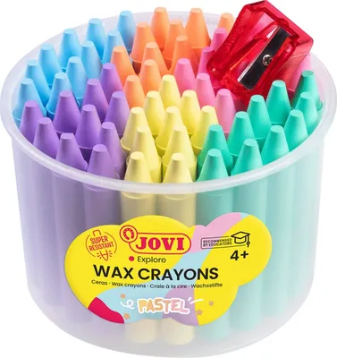 Produktbild von Jovi Jumbo Wax Crayons Wachse Pastel 60 Stück