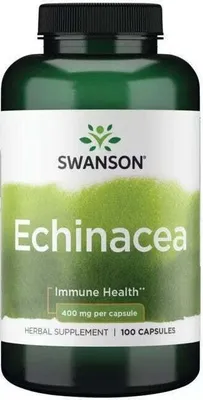 Obrázok produktu pre Echinacea 400 mg 100 kapsúl Swanson Health Products