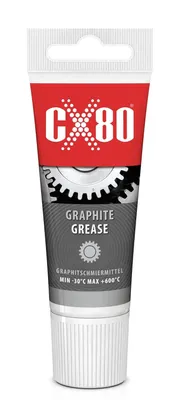 Produktbild von CX80 Graphitfett 40g Hochtemperaturfett bis 600°C Graphitpaste