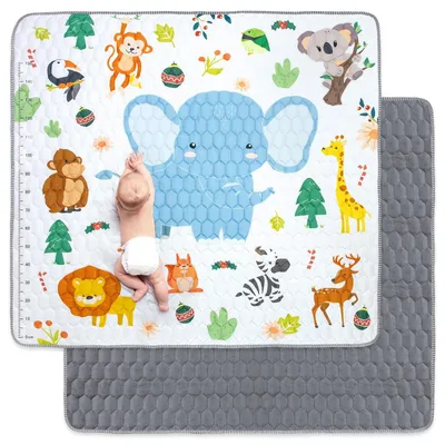 Immagine prodotto di Tappetino pieghevole per bambini, in cotone, dimensioni 200x180 cm