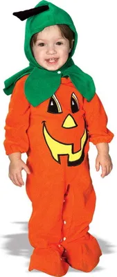 Produktbild von Frecher Kürbis als Babykostüm für Halloween
