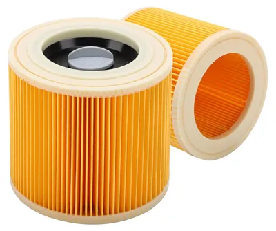 Produktbild von Ersatzfilter für Nass- und Trockensauger - Kompatibel mit WD2 und WD3 - 2 Stück