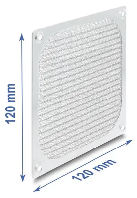 Produktbild von DELOCK Lüftergitter 120 x 120 mm Aluminium - Lüfter