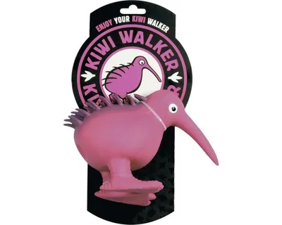 Obrázok produktu pre Hračka pre psov Kiwi Walker pískacia veľkosť Kiwi. D 13,5 cm ružová