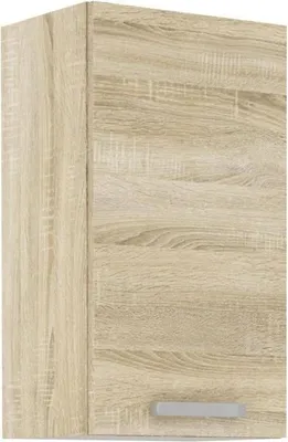 Image de Meuble Haut LASSEN, 1 Porte Battante,Reproduction Chêne Sonoma, 40 x 31,6 x 72 cm