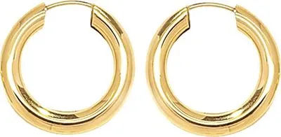 Produktbild von 9 Karat (375) Gold Damen - Creolen / Ohrringe - 12mm; TRS15709MM12