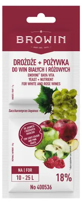 Produktbild von Browin Bayanus-Hefe + Nährsalz - Weiß- Und Roséweine