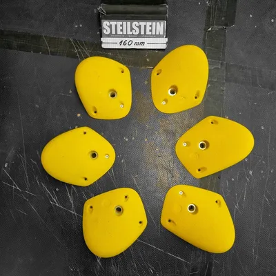 Produktbild von 6-er Steilstein Klettergriffe Set Doppelgut, Farbe:Wunschfarbe (Anfertigung)