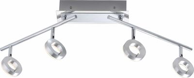 Paul Neuhaus Deckenleuchte Sileda Aluminium 94 cm