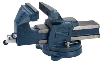 Produktbild von Schmith Schraubstock drehbar 125 mm Parallelschraubstock Werkstattschraubstock Gusseisen robuster Schraubstock für Werkstatt & Profis