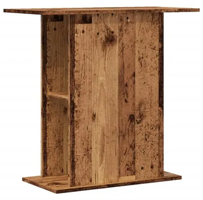Produktbild von Antiker Aquarienunterschrank - Aquarium Schrank - 36x75x72,5 cm - Holzwerkstoff - Unterschrank für Aquarium - Armeegrün