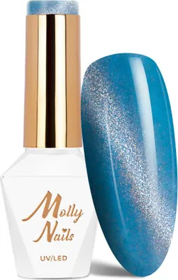 Immagine prodotto di Molly Nails Neon Flashy Cat Eye Smalto ibrido senza HEMA, 8 g, n. 176