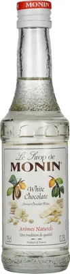 Image de Le Sirop de Monin WEIßE SCHOKOLADE 0,25l
