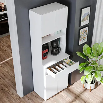 Produktbild von Roomart NAPOLI Küchenschrank 60 cm breit, Weiß
