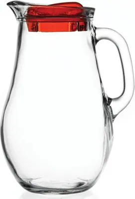 Produktbild von Orion Glaskaraffe Glas Karaffe Glaskrug Wasserkrug Glaskanne mit Deckel und Griff 1,85 L