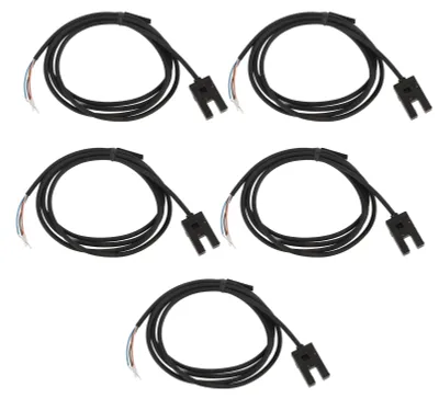 Fotoelektrischer U-Schalter, DC 5-24 V, 5 mm Groove, ABS, 1 m Kabel