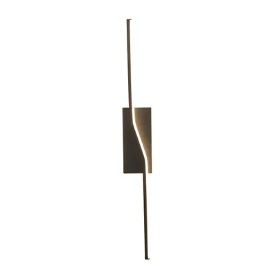 Produktbild von XUDO Wandlampe LED 12W - 60cm - Schwarz - Moderne Design Innenleuchte - Stilvoll und energieeffizient