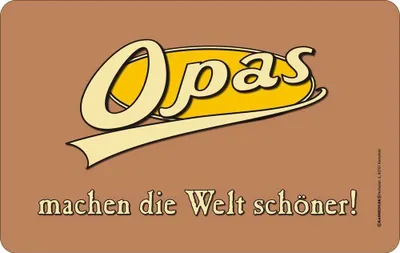 Produktbild von Opas machen die Welt schöner - Frühstücksbrettchen - Resopal Brettchen