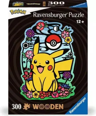 Image de Ravensburger Puzzle Pokémon Pikachu (300 pièces) - Ravensburger Spieleverlag 12000761 - (Puzzle en bois / jusqu'à 300 pièces)