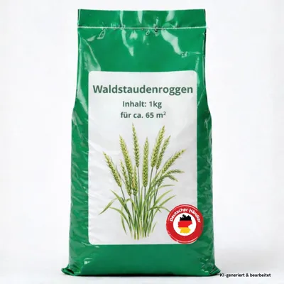 Produktbild von Samenshop24® Waldstaudenroggen Secale multicaule 1kg für ca. 65 m²
