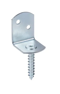 Zdjęcie produktu dla Alberts 72 x wspornik ogrodzenia w kształcie litery L, 83 x 32 mm, ocynkowany na niebiesko