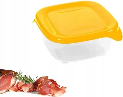 Produktbild von Curver Fresh&Go Lebensmittelbehälter 0,25l gelb-transparent