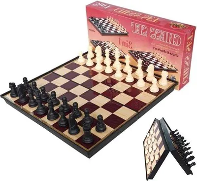 Produktbild von Magnetisch Reiseschachspiel Holz