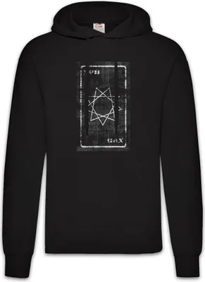 Produktbild von Urban Backwoods Tarot The Star, Herren Hoodie, Farbe: Schwarz, Größe: S