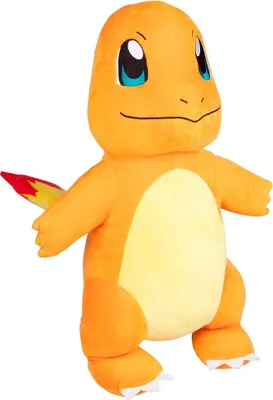 Image de Peluche Charmander 60 cm - Douce et câline, idéale pour les collectionneurs