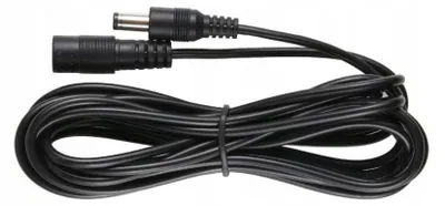 Produktbild von DC-Verlängerungskabel 5 m, 2-adrig, 2x0,5 mm², Stecker/Buchse 5,5 x 2,1 mm