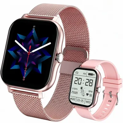Obrázok produktu pre Smart hodinky AN-40479 - Ružová s Bluetooth a športovými režimami KP40479