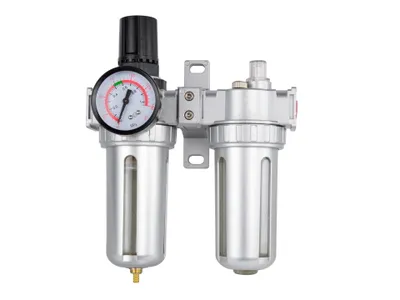 Obrázek produktu pro GEKO Regulátor tlaku 1 MPa s filtrem a manometrem a přim. oleje 1/4" G01179