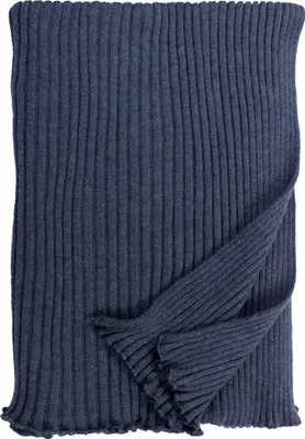 Produktbild von Eagle Products Schal Wollschal Stola Schultertuch denimblau 65 x 180 cm aus 100% superfeiner Wolle gestrickt